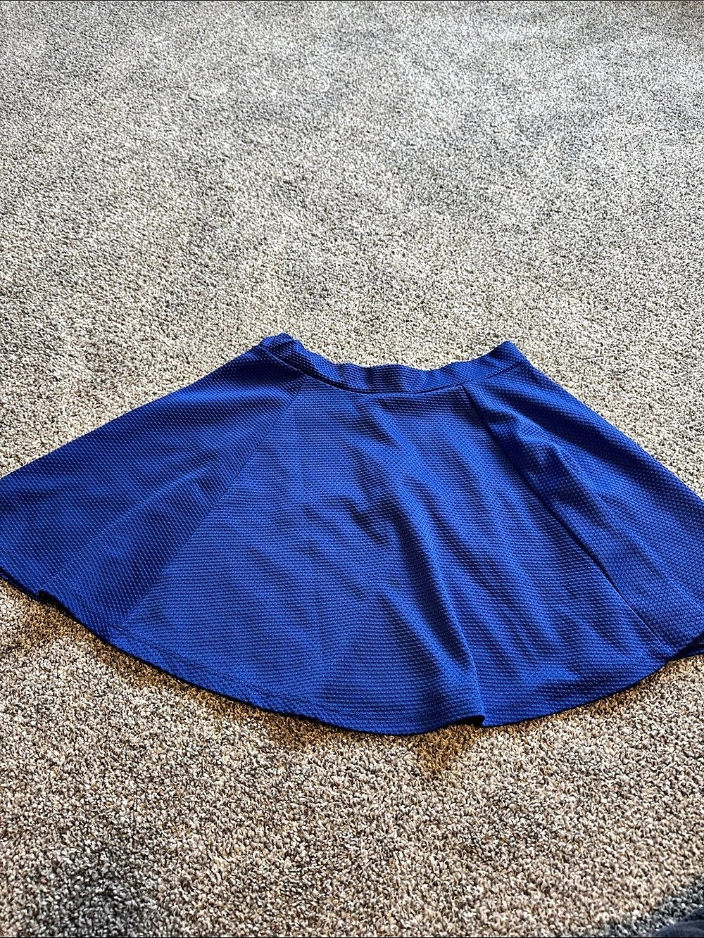 River Island Blue skater Skirt US 6 Like New